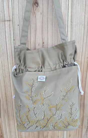 Hand bags  cotton kaki  sand 