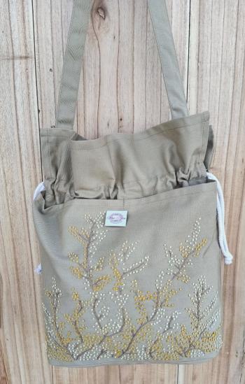 Hand bags  cotton kaki  sand 