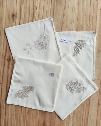 Napkin cotton ivory 