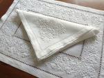 Silver linen napkins